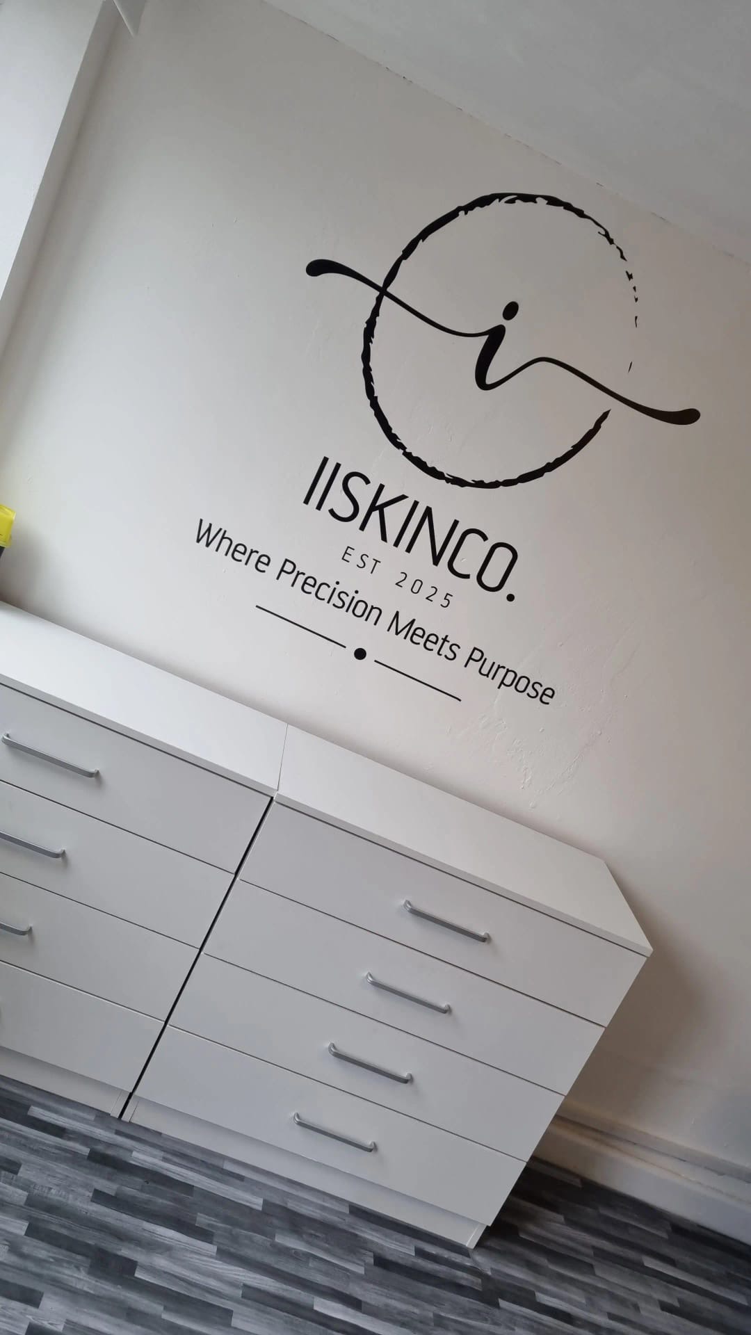 IISKINCO logo wall: Where Precision Meets Purpose